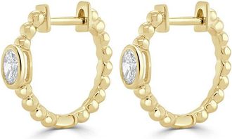 Sabrina Designs 14K 0.31 Ct. Tw. Diamond Huggie Earrings