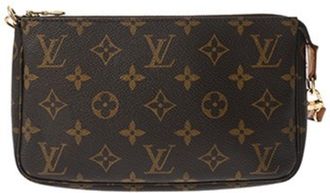 Louis Vuitton Brown Monogram Pochette Pouch (Pre-Owned)