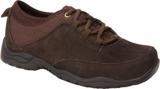 Drew Womens Lisbon Shoe In Brown Nubuck Combo