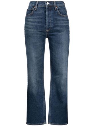 Citizens Of Humanity Jolene stonewashed cropped jeans - Blue