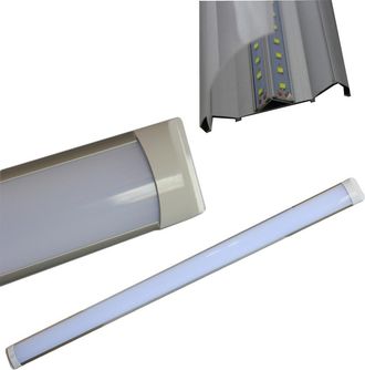 Trade Shop Trade Shop Traesio - Trade Shop - Plafoniera Applique A Led Slim Smd Soffitto Lampada Profilo Spessore 27mm Luce - -150 Cm
