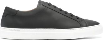 Polo Ralph Lauren Jermain Lux leather sneakers - men - Calf Leather/Rubber/Calf Leather - 13 - Black