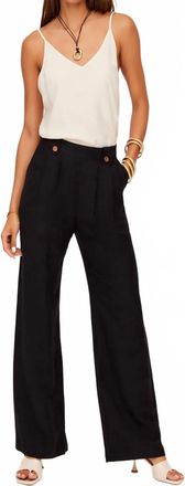 Fifteen Twenty Tori Pleated Trousers In Black