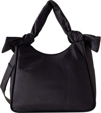 Borbonese Lover Grote Handtas - Dames - Handtassen - Zwart - ONE Size - Leer - Tassen
