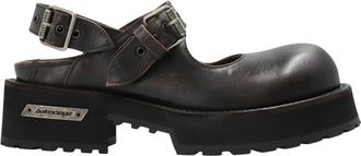Balenciaga Venom Mary Jane Platform Schoenen - Dames - Schoenen - Bruin - Maat: 39 EU Leer