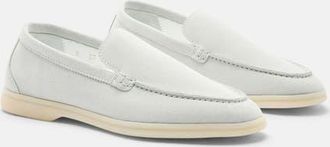 Scarosso Ludovica Loafers in Light Grey - Suede at Nordstrom, Size 42