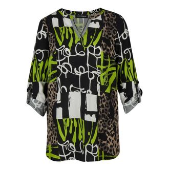 Doris Streich Dames, Blouses & Shirts, Veelkleurig, Maat: XL Viscose