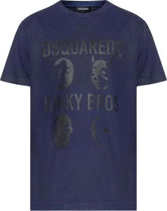 Dsquared2 T-shirt in cotone - Blu