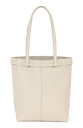 WE-AR4 The Roxie Leather Tote in Cotton White at Nordstrom