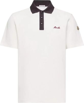 Moncler Buttoned Collar Polo Shirt