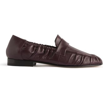 Neil J. Rodgers Ruche Soft Loafer in Burgundy at Nordstrom, Size 36.5