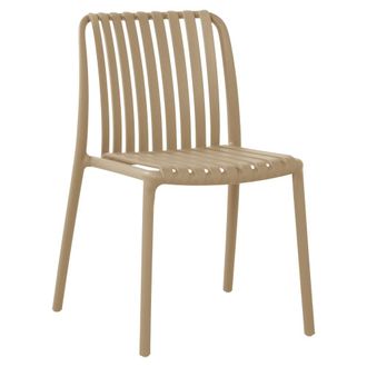 Kenay Home Silla polipropileno beige 54 x 80 cm