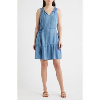 Beach Lunch Lounge Zendaya Sleeveless Dress in Medium Wash at Nordstrom Rack, Size X-Small