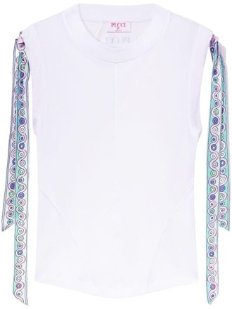 Pucci T-shirt con stampa Iride - Bianco