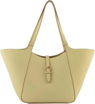 Pourchet LEnvol&eacute;e Tote Bag - Dames - Shoppers - Groen - ONE Size - Leer - Tassen