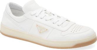 Prada Downtown Low Top Sneaker in Bianco at Nordstrom, Size 11.5Us