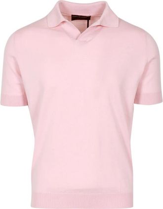 FILIPPO DE LAURENTIIS Polo Shirt - Heren - Polos - Roze - 2XL - Katoen - Tops