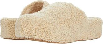Farylrobin Womens Faryl by Farylrobin Kaiden Slippers Tan Faux Fur Slip On Mule JOBB502