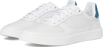 Cole Haan Grand Crosscourt Daily Court Sneakers Mens Lace-up Boots Optic White/Indian Teal/Optic White : 11.5 D - Medium, Leather