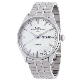 Ball Trainmaster Eternity Automatic Silver Dial Mens Watch NM2080D-S1J-SL