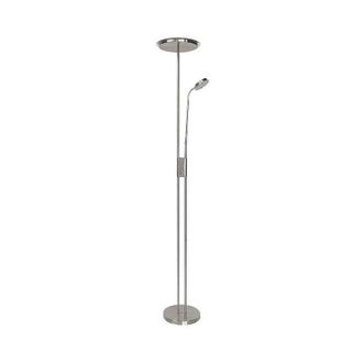Fabrilamp Fabrilamp - Pie De Sal&oacute;n Antares 20w+7w 4000k Lector N&iacute;quel Intensidad Regulable - Niquel