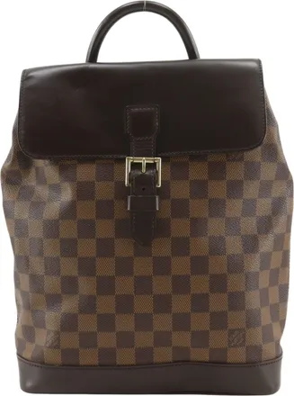 Louis Vuitton Brown Damier Canvas Damier Canvas Backpack (Pre-Owned)