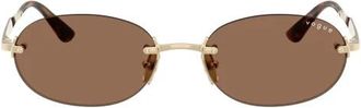 Vogue Eyewear Vo 4342S Zonnebril - Dames - Zonnebrillen - Geel - 55 MM - Accessoires