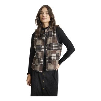 In Front Irene Vest - female - IN FRONT - Waistcoats - Brown - XL - Jackets