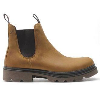 Ecco Ecco Grainer Oiled Nubuck Mens Chelsea Boots - Amber - Size:UK 10.5-11