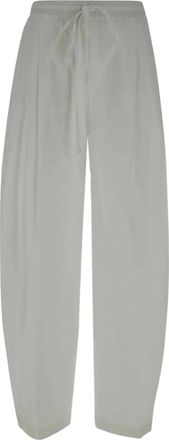 Andamane Pantaloni a gamba ampia - Bianco