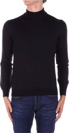 Tagliatore High Neck Trui - Heren - Coltruien - Zwart - S - Wol - Truien & Vesten