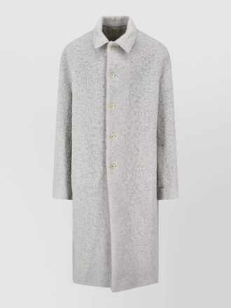 Rick Owens long sleeve coat notched collar pockets