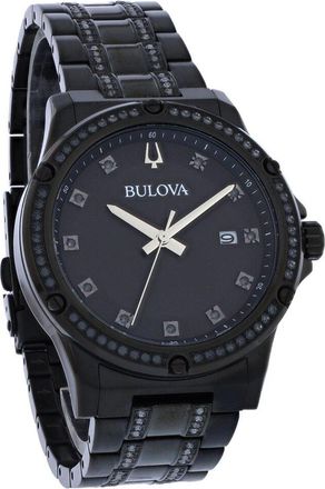 Bulova Mens Crystal Watch
