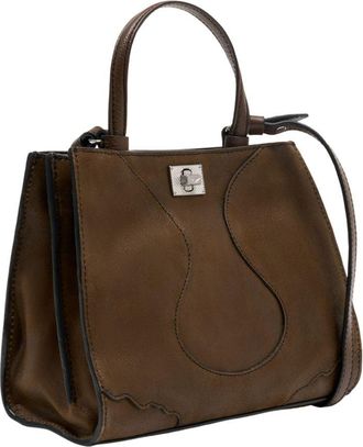 Zadig&Voltaire Womens Top Handle Bag Brown Cowhide