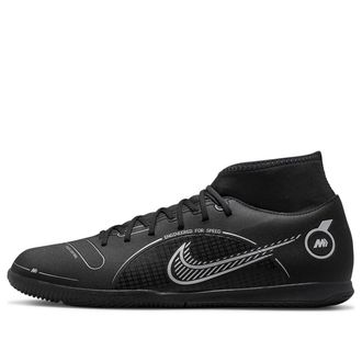 Nike Mercurial Superfly 8 Club IC Black Metallic Silver DJ2907-007