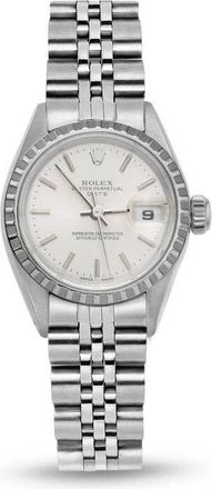 Rolex Pre-owned Rolex Datejust Automatic Chronometer Silver Dial Ladies Watch 79240 SSJ