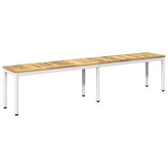 vidaXL Panchina Da Giardino 201 X 35 X 45 Cm Legno Di Acacia Massello Vidaxl