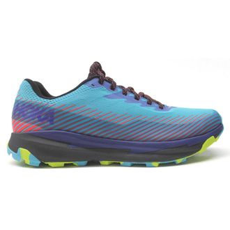 Hoka One One Hoka Torrent 2 Synthetic Textile Womens Lace Up Trainers - Scuba Blue Black - Size:UK 6.5