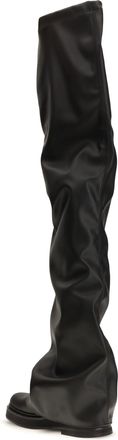 The Attico Womens Boots Robin Extra-Long Eco Leather White