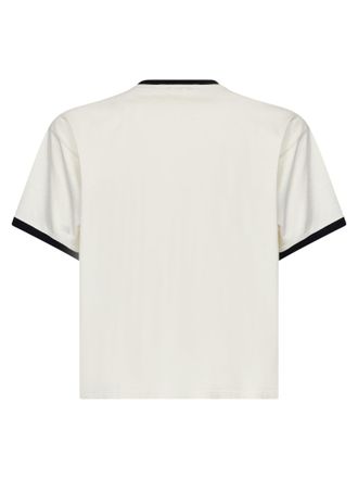 Versace Medusa Coin Logo-Embroidered T-Shirt - White