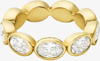 Michael Kors Precious Metal-Plated Cubic Zirconia Tennis Ring