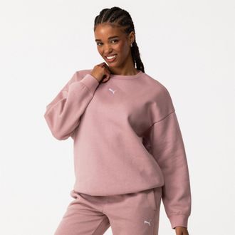 Puma Dames/dames Oversized Sweatshirt (Mauve)