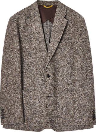 Robert Talbott Wright Wool-Blend Knit Blazer