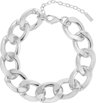 st. Moran Chunky Curb Chain Necklace in Silver at Nordstrom
