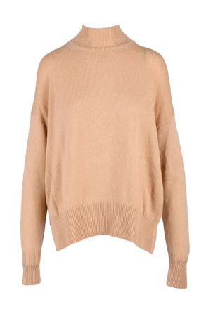 Jil Sander Cashmere Turtleneck Sweater - Beige