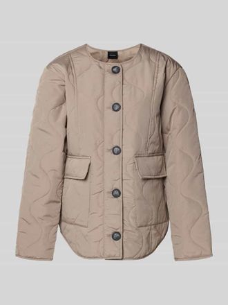 Vero Moda Regular Fit Steppjacke mit Pattentaschen Modell MILLIE in Beige, Gr&ouml;&szlig;e XL