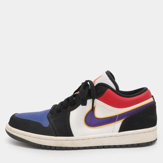 Air Jordan s Multicolor Leather Air Jordan 1 Se Lace Up Sneakers