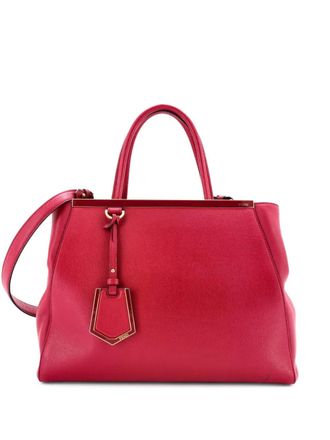 Fendi 2Jours Bag Leather Medium tote bag - Rosa