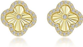 Lafonn Halo Stud Earrings in Gold at Nordstrom