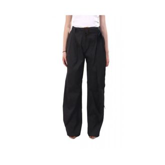 Marella Wijde broek - Dames - Broeken - Zwart - Maat: 2XL